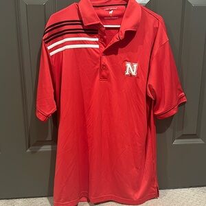 Nebraska Husker Polo. Size large. Like new